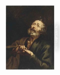 The Penitent Saint Peter by Andrea Vaccaro