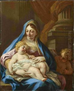 The Madonna And Child by Domenico Antonio Vaccaro