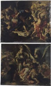Perseo Uccide Fineo by Domenico Antonio Vaccaro