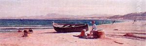 Fishermen On The Beach At Algiers