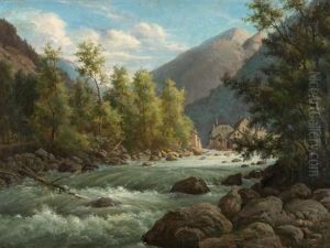 Torrent En Montagne by Louis Vagnat