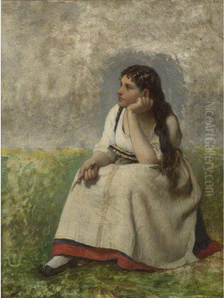 Jeune Fille Pensive - view 1