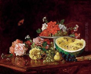 Still Life With Fruits by Pal Vago