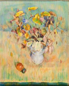Blatter Und Bluten In Vase Blatter Und Bluten In Vase