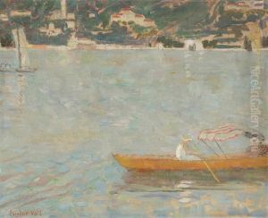 Jeune Fille Sur Une Barque by Eugene Lawrence Vail