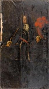Portrait Of The Elector Ernst August Of Hanover by Jacques Vaillant