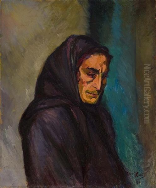 Portrait Of An Elderly Lady - view 1