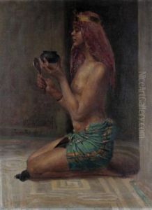 Oriental Lady by Sigmund Vajda