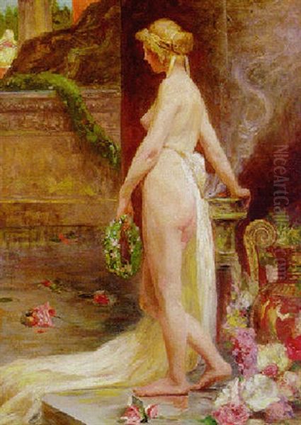 A Female Nude In An Interior - view 1