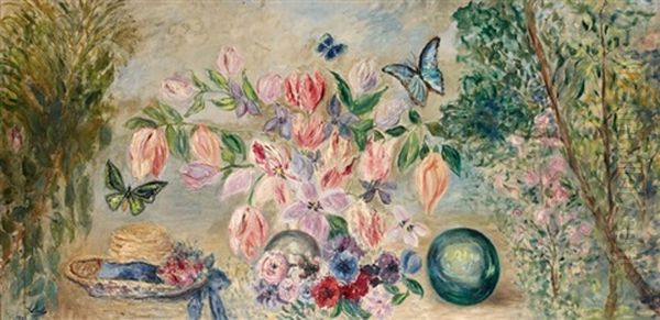 Fleurs Et Papillons - view 1