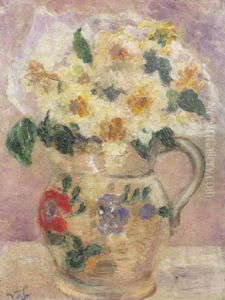 Bouquet Dans Un Pichet by Valentine Synave Nicolaud (Fray) Val