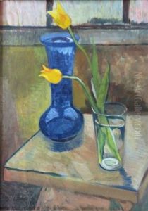 Nature Morte Aux Tulipes by Suzanne Valadon