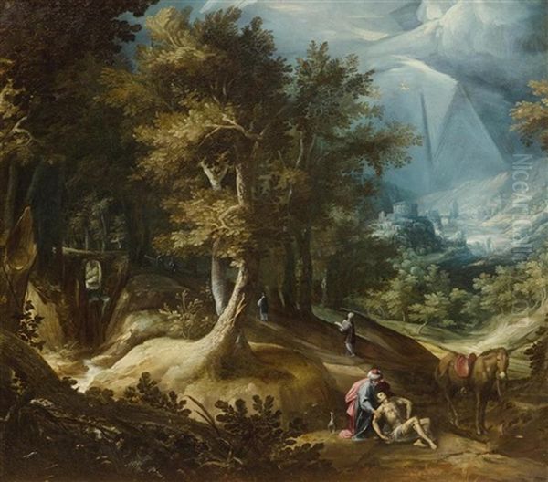 The Good Samaritan In A Landscape - view 1