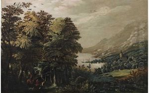 Landscape With Huntsmen