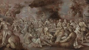 The Wedding Of Peleus And Thetis by Gillis van Valckenborch