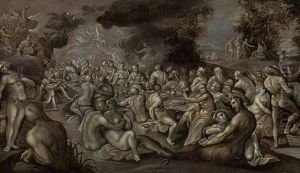 Wedding Of Peleus And Thetis by Gillis van Valckenborch