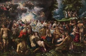 The Marriage Of Peleus And Thetis by Gillis van Valckenborch