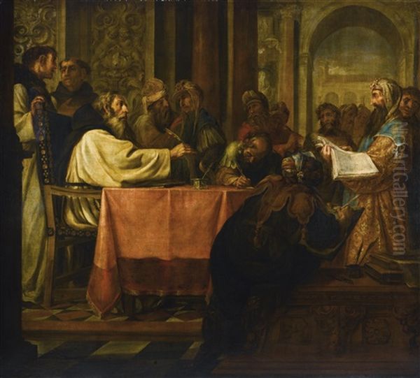 The Disputation Of Saint Jerome - view 1