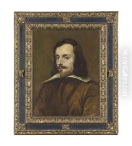 Portrait Of The Cordoban Intellectual And Writer Don Enrique Vaca De Alfaro In A Brown Coat
