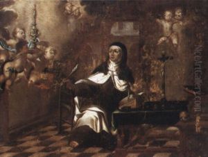 Santa Teresa De Jesus by Lucas De Valdes