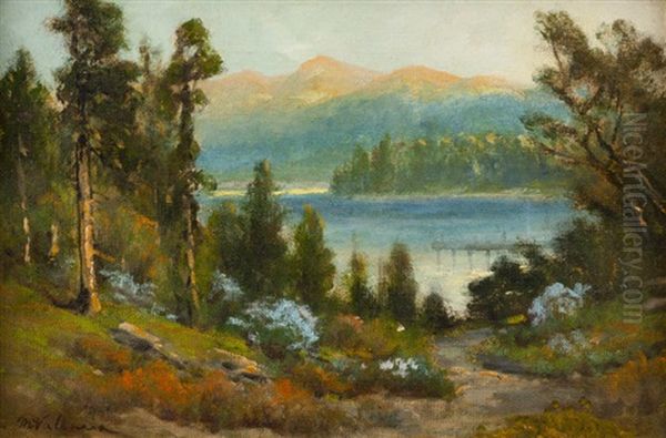 Lake In A Mountain Landscape - view 1