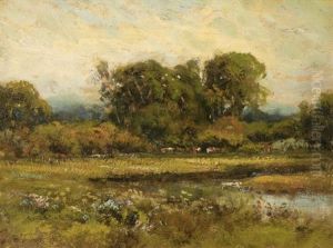 Cows In A Meadow by Manuel Valencia