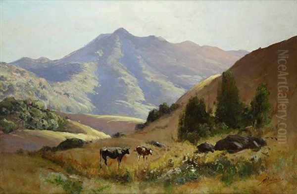 Pastoral With Mt. Tamalpais In The Distance - view 1