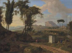 Paysage Antique Avec Un Tombeau by Pierre-Henri de Valenciennes