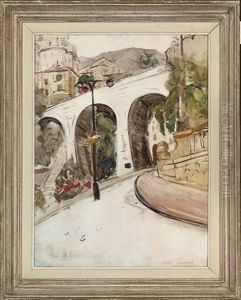 View Of St. Devote Church, Monte Carlo by Alberto Valenzuela Llanos