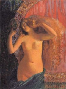 Femme A Sa Coiffure by Francois-Marius Valere-Bernard