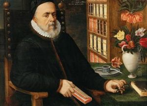 Portrait Of A Scholar by Marten van Valkenborch the Elder