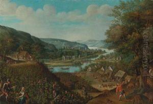 Autumn by Marten van Valkenborch the Elder