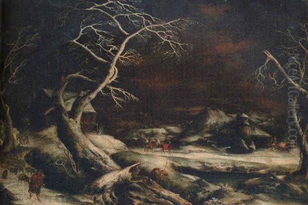 A Winter Landscape With The Flight Into Egypt - view 1