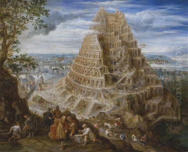 The Construction Of The Tower Of Babel, With Nimrod In The Foreground - view 1