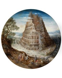 Turmbau Zu Babel by Lucas Van Valkenborch