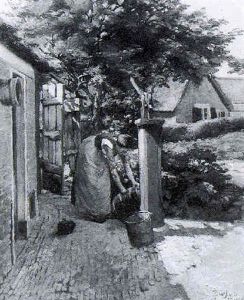 At The Pump by Bertha Valkenburg