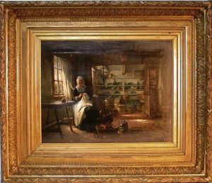 La Couturiere by Hendrik Valkenburg