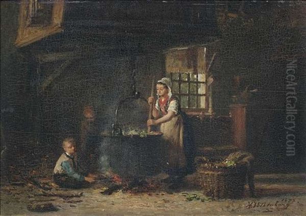 Bauerliches Kucheninterieur - view 1