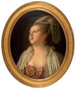 Portrait De Femme by Jeanne-Louise Vallain