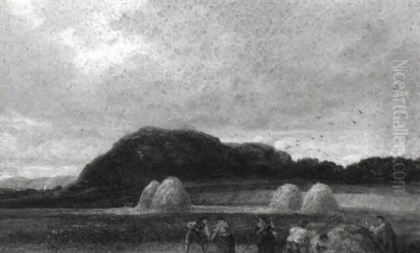 Haymaking-blackford Farm, Edinburgh - view 1