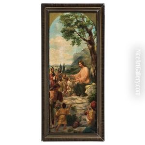 Jesus Bendice A Los Ninos by Daniel del Valle