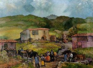 Feria Asturiana by Evaristo Valle