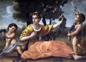 Allegorie Des Vendages by Pietro Della Valle