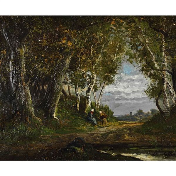 Bauerinnen Am Waldrand - view 1