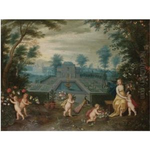 An Allegory Of Spring by Gerard de la Vallee