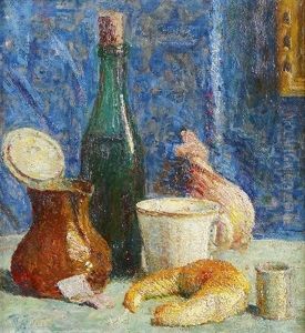 Nature Morte Au Croissant by Ludovic Vallee