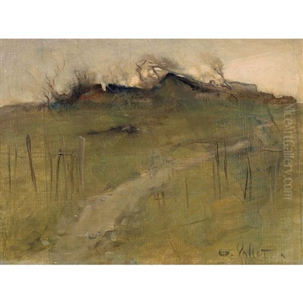 Gehoft In Hugeliger Landschaft - view 1