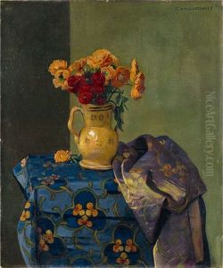 Renoncules Rouges Et Jaunes by Felix Vallotton
