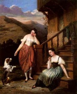 Training The Dog by Julien Vallou de Villeneuve