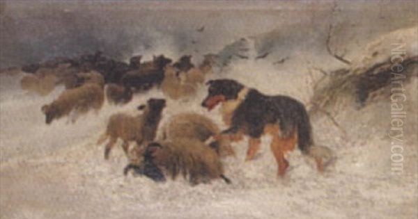 Sheep In A Snowstorm, The Rescue - view 1